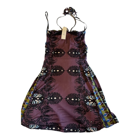 Sky silk mini with beautiful chain detail. NWT - Picture 3 of 9